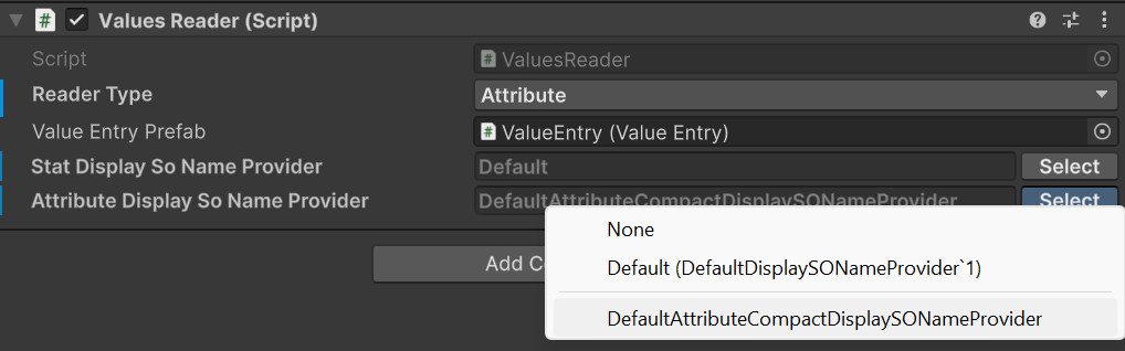 Attribute Display So Name Provider
