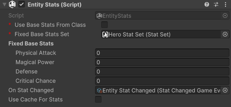 Entity Stats
