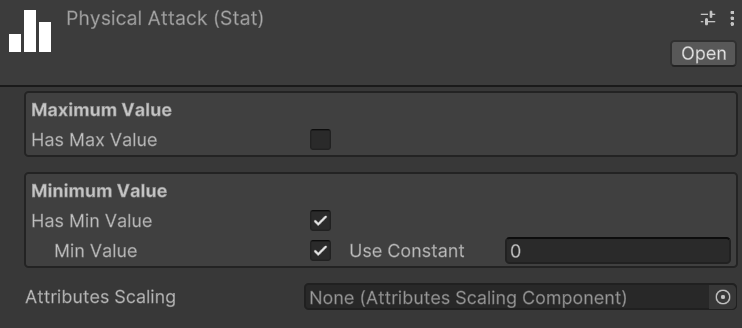 Physical Attack Stat