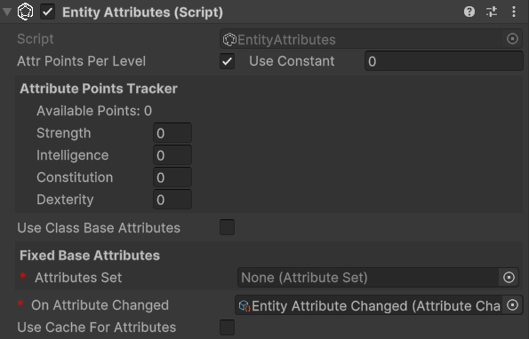 Entity Attributes