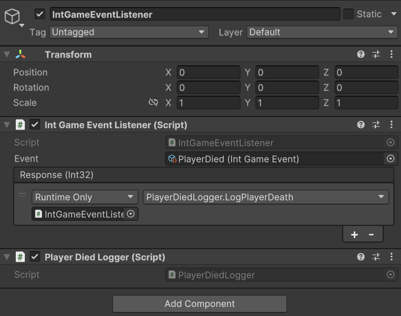 Player Died Listener